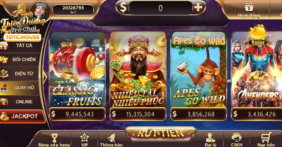 Hình ảnh trò chơi slot và jackpot độc quyền cho VIP tại b88